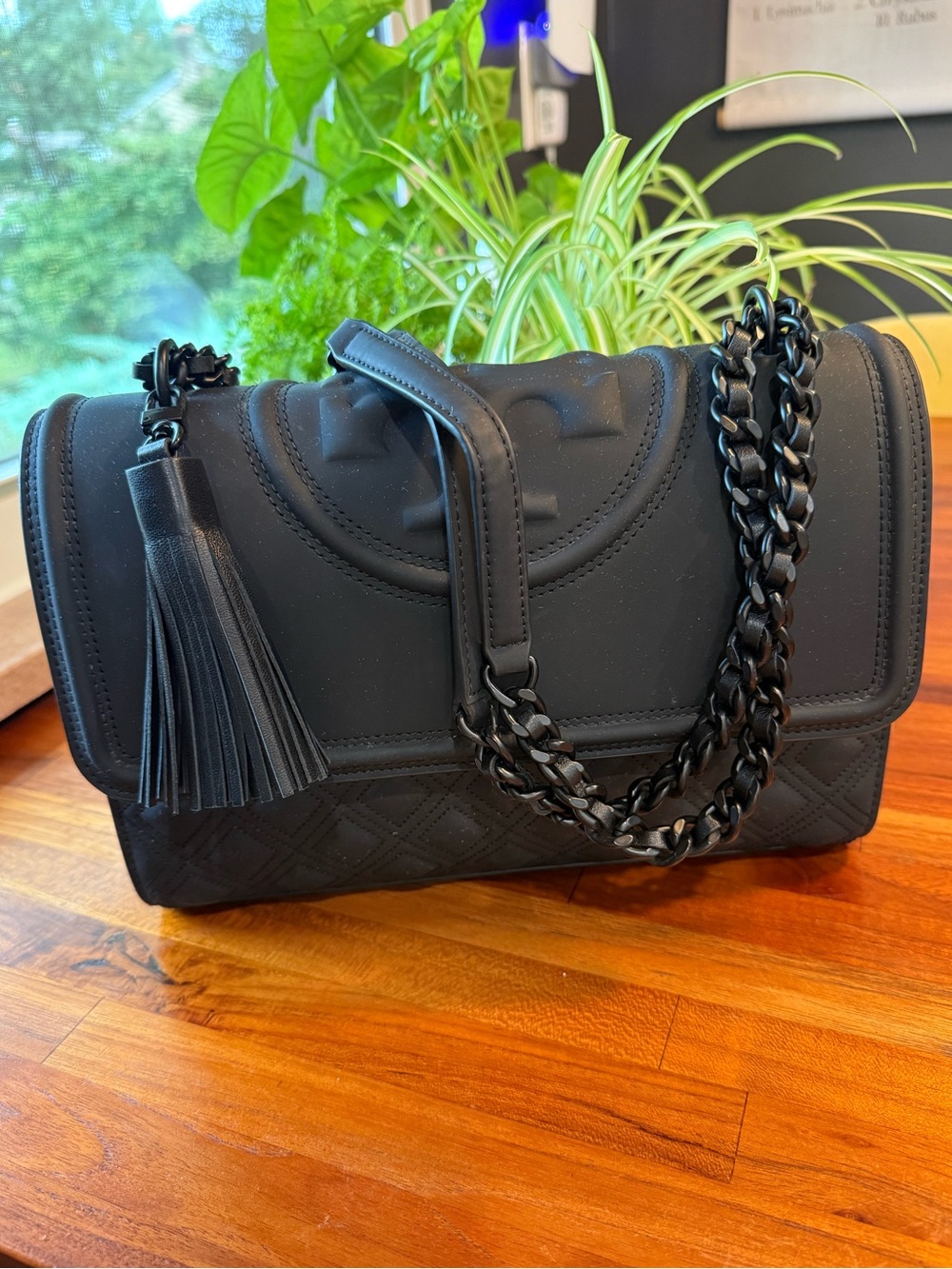 Tory Burch Fleming Matte Convertible Shoulder Bag